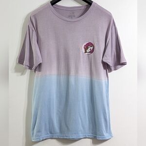 XL Buc-ee's "Stardust, Buc-ee's Wishes and Magical Things" Ombre Tie Dye T-shirt